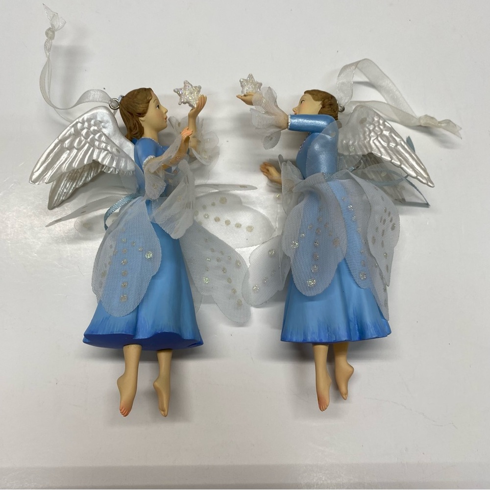 Hallmark Keepsake Set of 2 Angel Ornaments Series 2007 Unlike Any Other READ